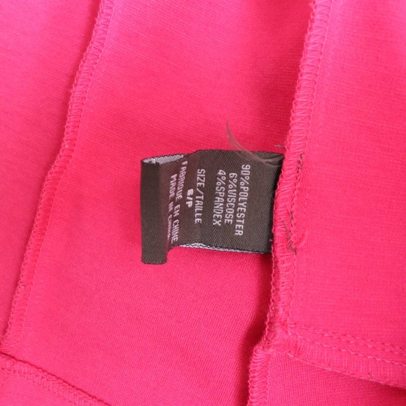 Rose Pink Jacket with Faux Zipper Detail - Picture 3 of 4
